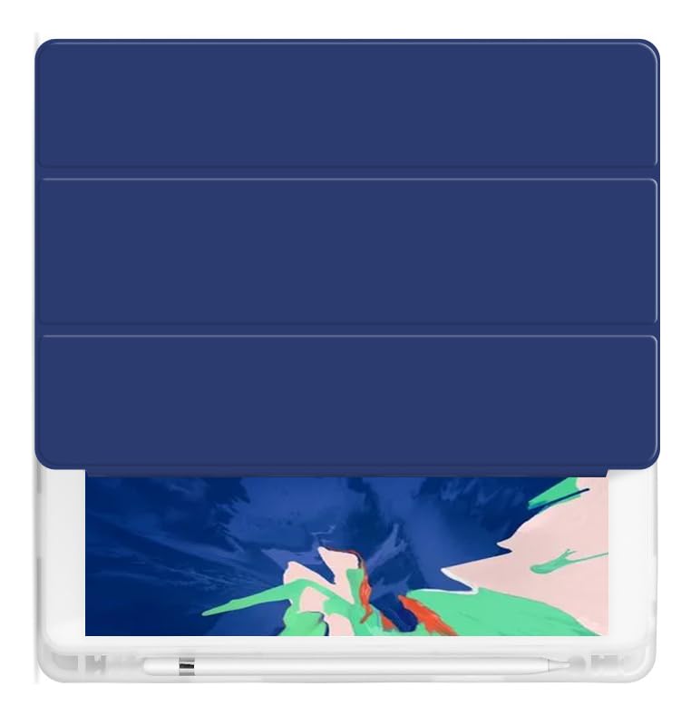 Capa Para Tablet Para iPad Air 5 / Air 4 10.9" 2022/2020 Com Bandeja De Canetas Suporte Couro. - Imagem 12