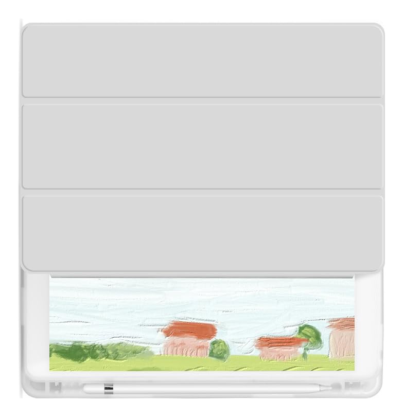 Capa Para Tablet Para iPad Air 5 / Air 4 10.9" 2022/2020 Com Bandeja De Canetas Suporte Couro. - Imagem 14