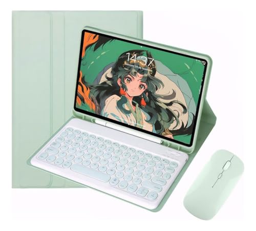 Capa Para Tablet, Capa + Mouse e Teclado Magnético Bluetooth Destacável Para IPad 6/5/air1/air2. - Imagem 28