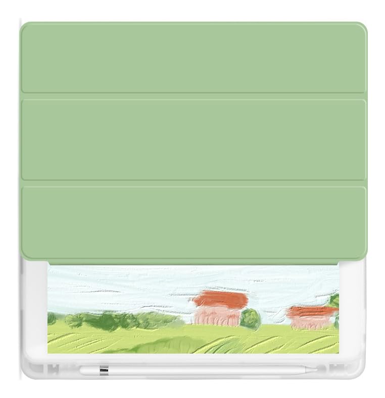 Capa Para Tablet Para iPad Air 5 / Air 4 10.9" 2022/2020 Com Bandeja De Canetas Suporte Couro. - Imagem 10