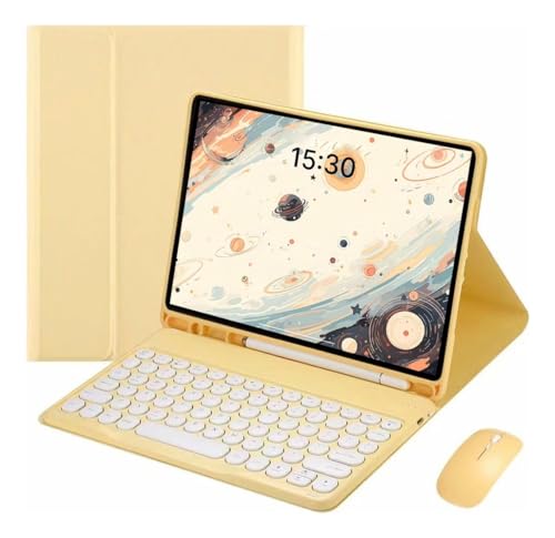 Capa Para Tablet, Capa + Mouse e Teclado Magnético Bluetooth Destacável Para IPad 6/5/air1/air2. - Imagem 27