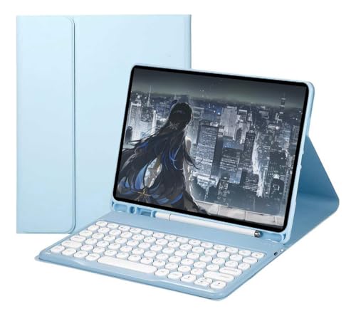 Capa para Tablet com Redonda Teclado iPad 7ª/8ª/9ª Geração - Imagem 17