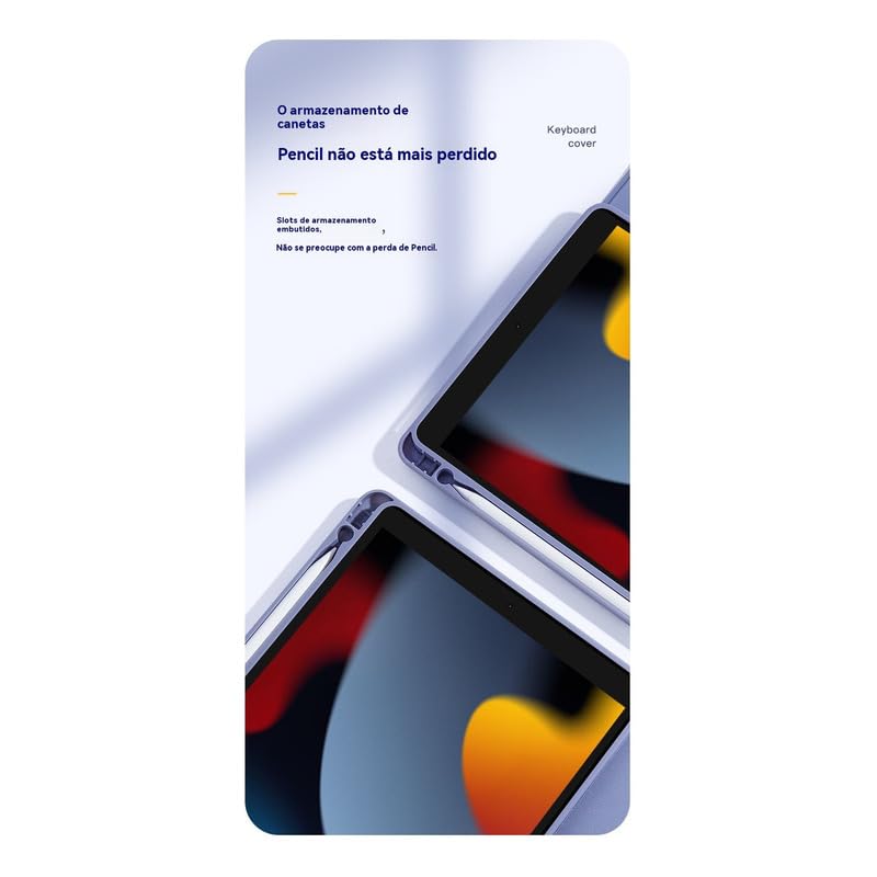 Capa Com Teclado Bluetooth Sem Fio Para iPad Pro 11 - Imagem 8
