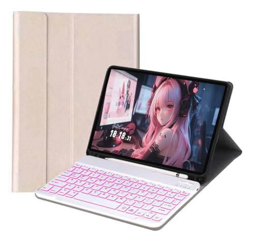 Capa Tablet com Teclado Removível Para Samsung S6 Lite 10.4 Polegadas - Imagem 27