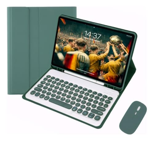 Capa Tablet Com Magnética e Removível Teclado e Mouse Bluetooth, Capa Para iPad Pro 12.9 Polegadas (Roxo) - Imagem 25