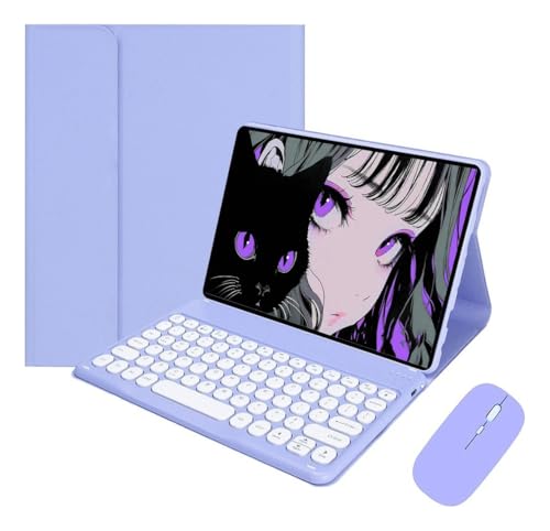 Capa Para Tablet, Capa + Mouse e Teclado Magnético Bluetooth Destacável Para IPad 6/5/air1/air2. - Imagem 26