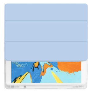 Capa Para Tablet Para iPad Air 5 / Air 4 10.9" 2022/2020 Com Bandeja De Canetas Suporte Couro.