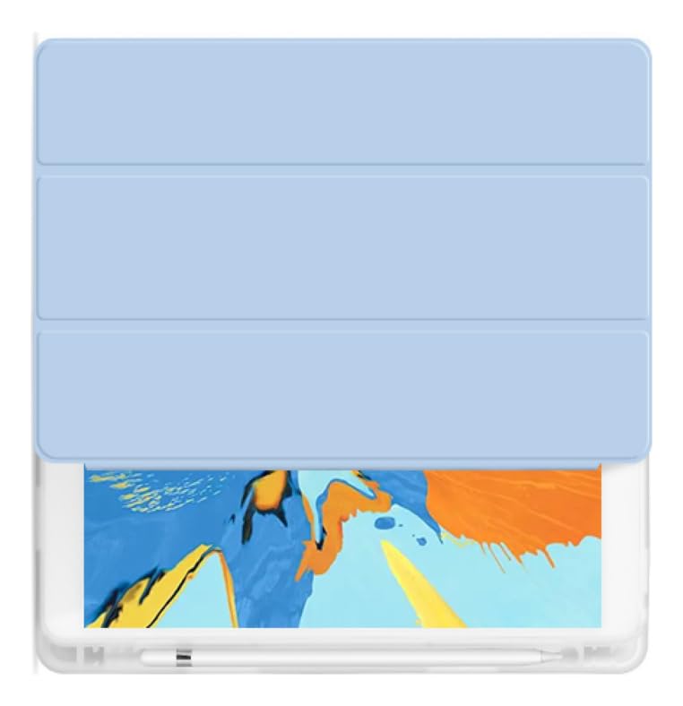 Capa Para Tablet Para iPad Air 5 / Air 4 10.9" 2022/2020 Com Bandeja De Canetas Suporte Couro.