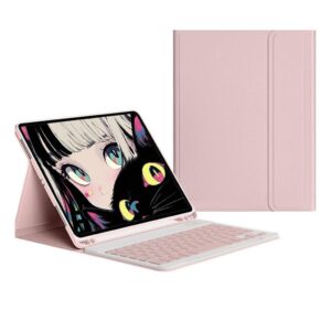 Adequado para A7 Lite teclado de 8,7 polegadas com capa protetora de tablet (rosa)