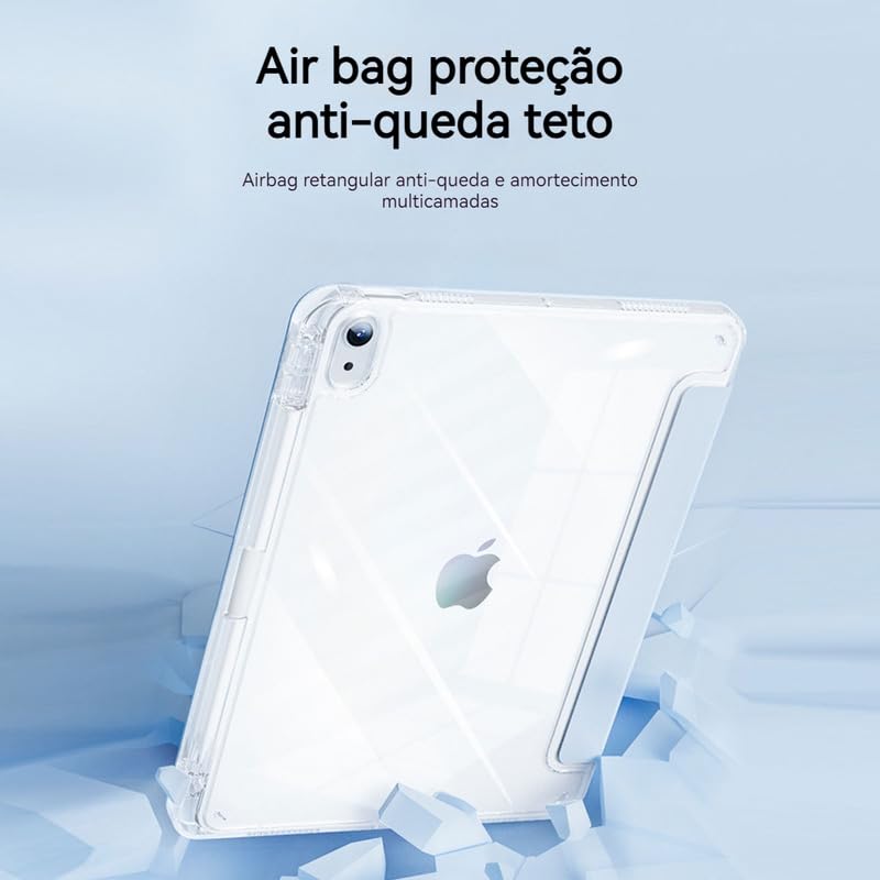 Air Bag Anti-queda Capa Transparente Para iPad Pro 12.9(2022/2021/2020/2018) - Imagem 4