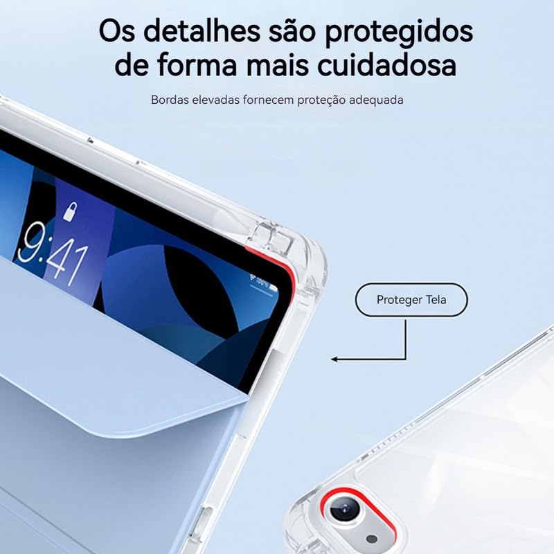 Air Bag Anti-queda Capa Transparente Para iPad Pro 12.9(2022/2021/2020/2018) - Imagem 6