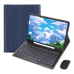 Kit Capa para Samsung Tab S8 Ultra : Capa para Tablet + Teclado com teclas redondas + Mouse