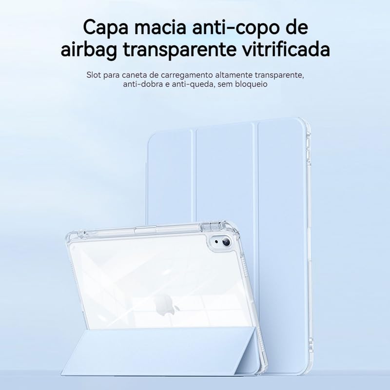 Air Bag Anti-queda Capa Transparente Para iPad Pro 12.9(2022/2021/2020/2018) - Imagem 3