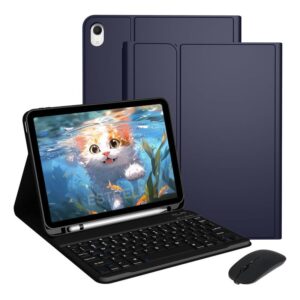 Kit Capa para Samsung Tab S10+ /S9+ /S9 Fe+ 12.4" : Capa para Tablet + Teclado + Mouse