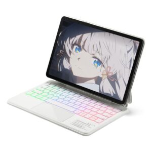 Teclado Mágico Com Capa Bluetooth Para Samsung Galaxy Tab S7+/s8+