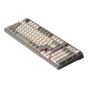 Teclado Sem Fio Para Jogos Abs Retroiluminado Bluetooth 2.4g