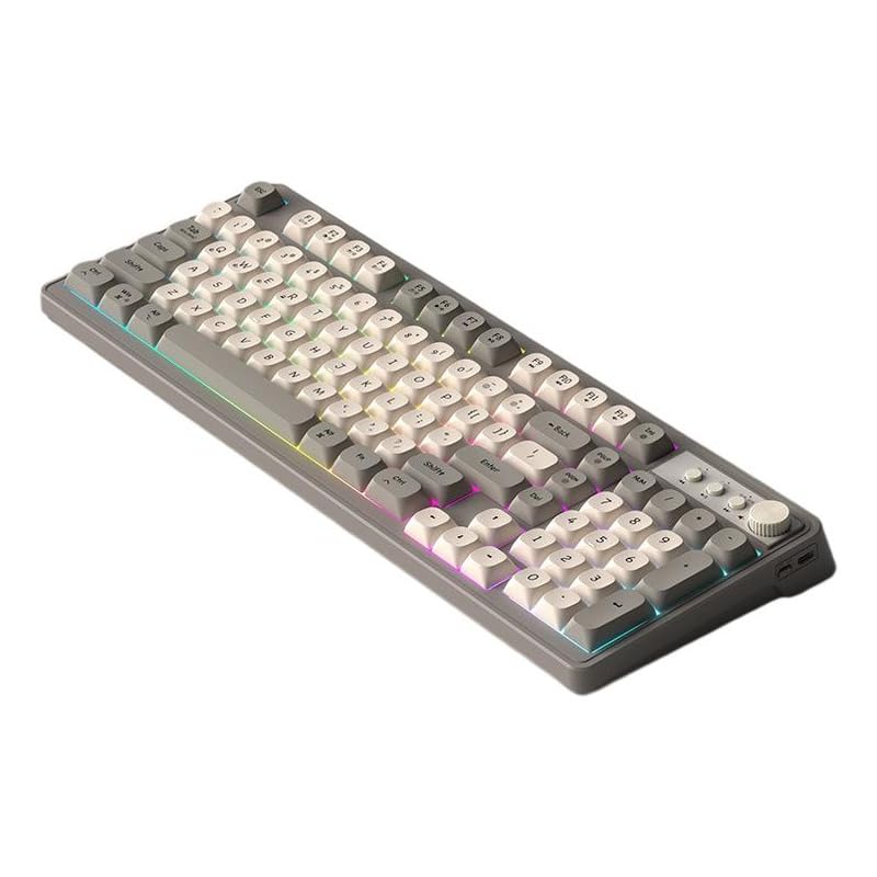 Teclado Sem Fio Para Jogos Abs Retroiluminado Bluetooth 2.4g