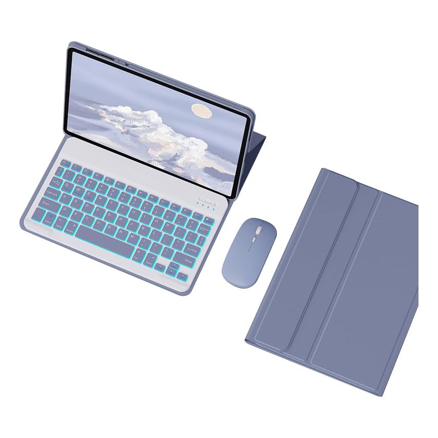 Capa Para Tablet, Capa + Mouse e Teclado Magnético Bluetooth Destacável Para IPad Mini 6 8,3 Polegadas - Imagem 10