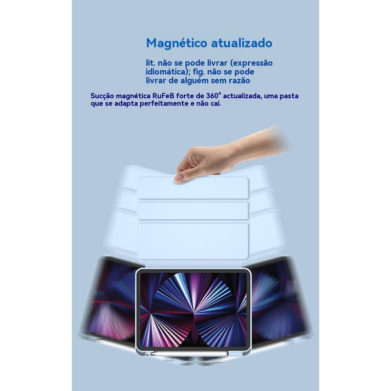 Capa Magnética Removível Para O iPad Pro De 11 Polegadas - Imagem 9