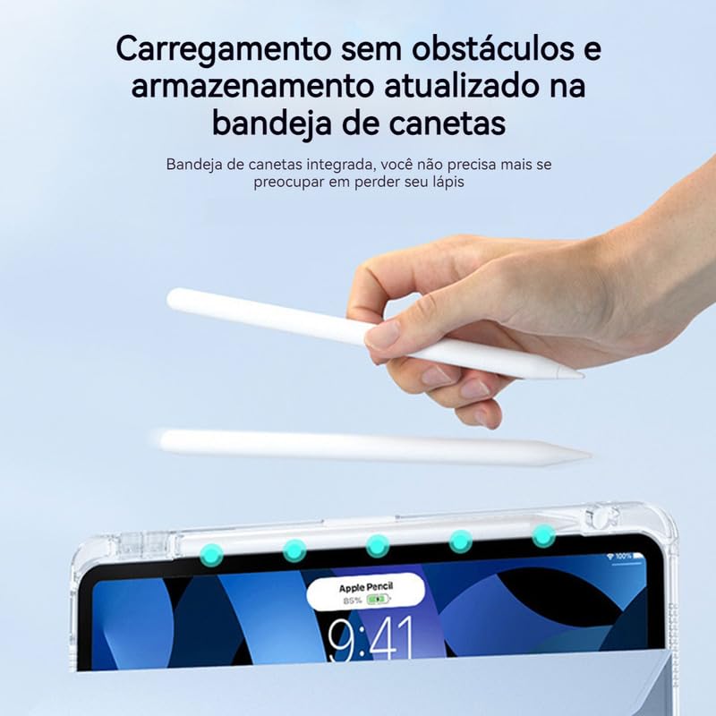 Air Bag Anti-queda Capa Transparente Para iPad Pro 12.9(2022/2021/2020/2018) - Imagem 8