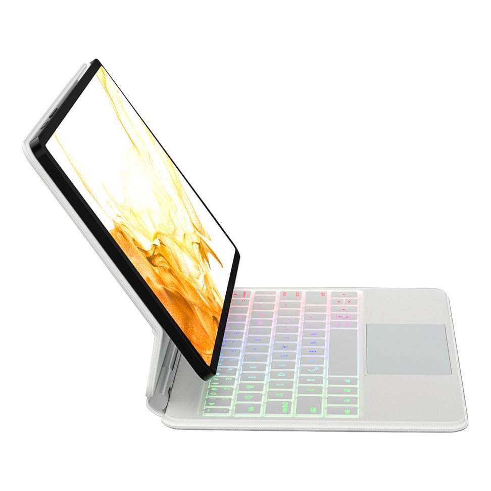 Capa Para Tablet e Teclado Bluetooth Magnético Removível Para Samsung Tab S7 Plus/S8 Plus/S7 fe/S9Plus/S7+/S8+/S7/S8 /S9. - Imagem 5