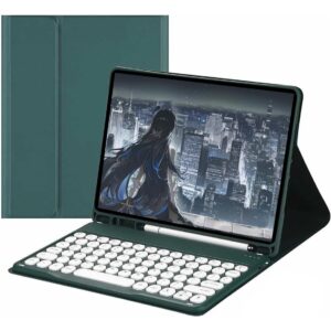 Capa para Tablet com Redonda Teclado iPad 7ª/8ª/9ª Geração