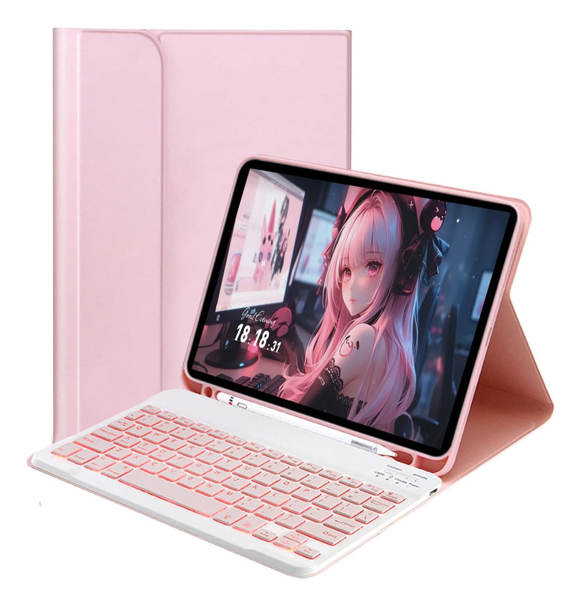 Capa Para Tablet + Teclado Bluetooth Sem Fio Para iPad Pro11 - Imagem 27