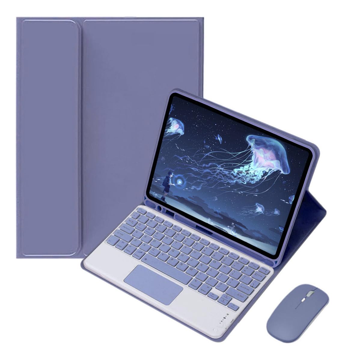 Capa Tablet com Teclado Removível e Mouse Para Samsung S6 Lite 10.4 Polegadas - Imagem 10