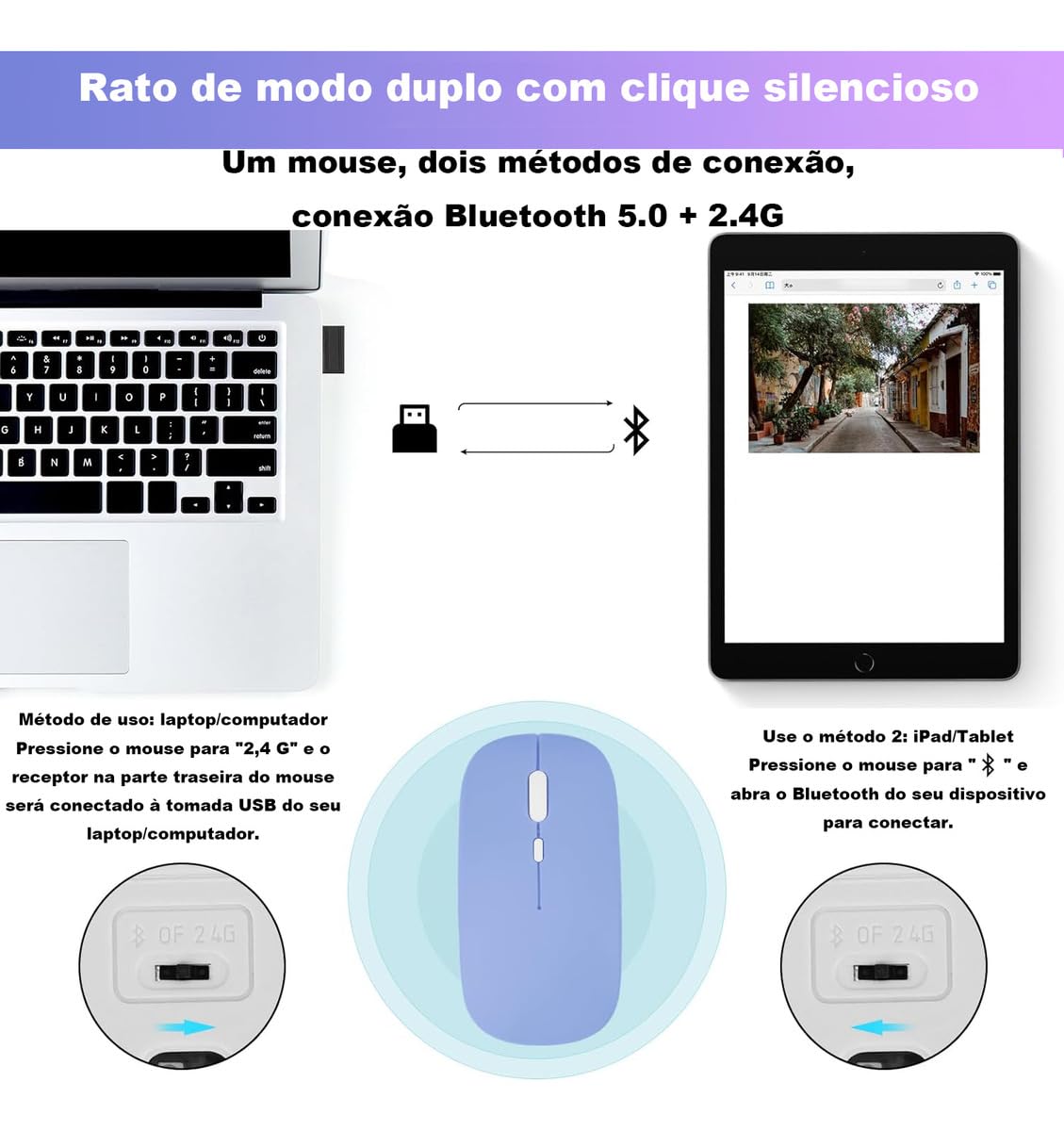 Capa Para Tablet, Capa + Mouse e Teclado Magnético Bluetooth Destacável Para Samsung S6 Lite 10.4 Pol (Verde Escuro, Teclado comum) - Imagem 19