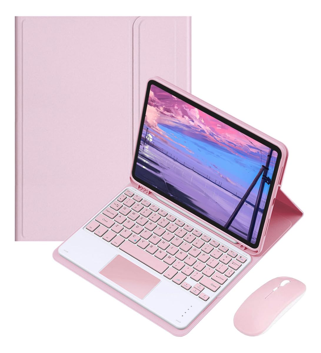 Capa Tablet com Teclado Removível e Mouse Para Samsung S6 Lite 10.4 Polegadas - Imagem 12