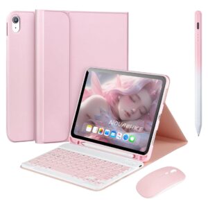 Capa Para Tablet, Capa + Caneta + Mouse e Teclado Magnético Bluetooth Destacável Para Samsung Galaxy Tab S6 Lite 10.4 polegadas P610/P615.