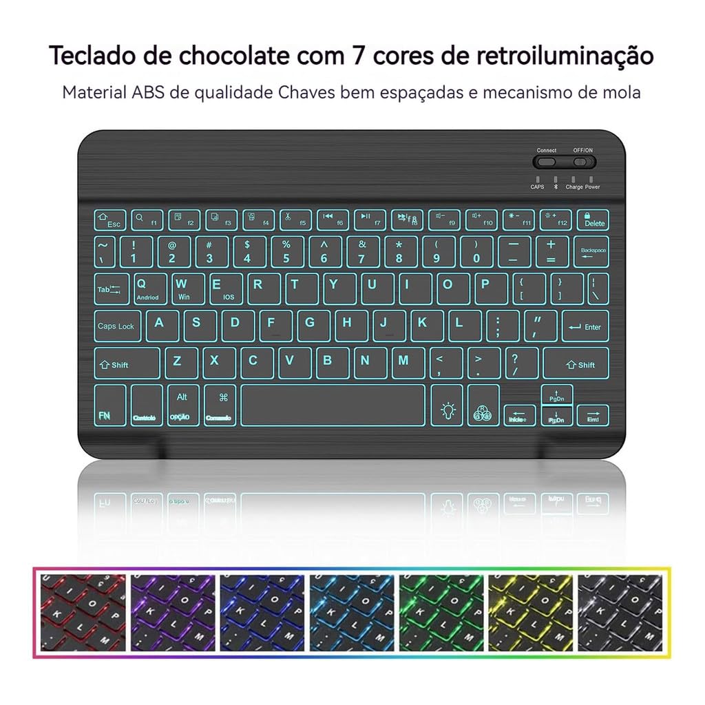 Capa Para Tablet, Capa + Mouse e Teclado Magnético Bluetooth Destacável Para IPad Mini 6 8,3 Polegadas - Imagem 9