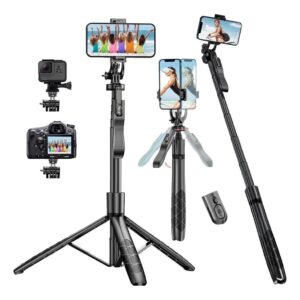 Tripé De Suporte Para Celular Ajustável Com Controle Remoto