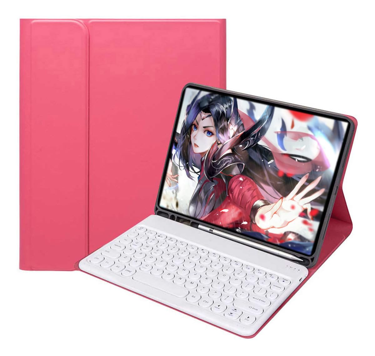 Capa Com Teclado Bluetooth Para Samsung Tab S7 Fe Plus 12.4 - Imagem 10