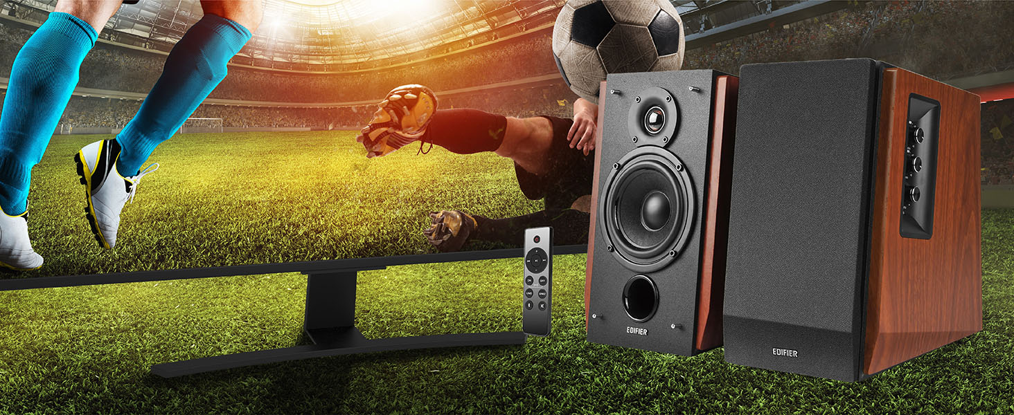 Edifier R1700BTs Active Bluetooth Bookshelf Speakers -2.0 Wireless Near Field Studio Monitor Speaker