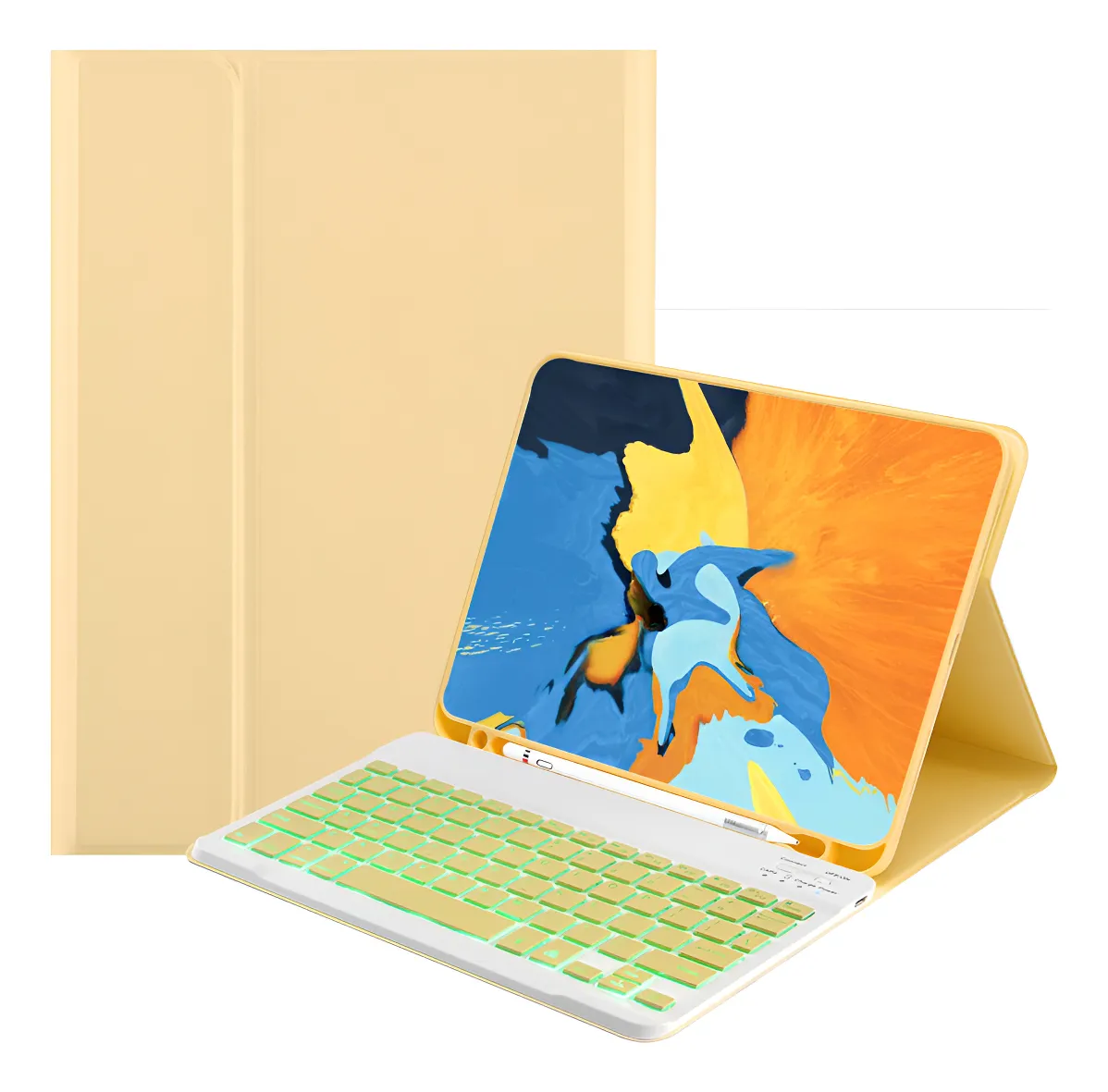 Tampa + Teclado Iluminado Para iPad Pro12 12,9 Polegadas - Imagem 10