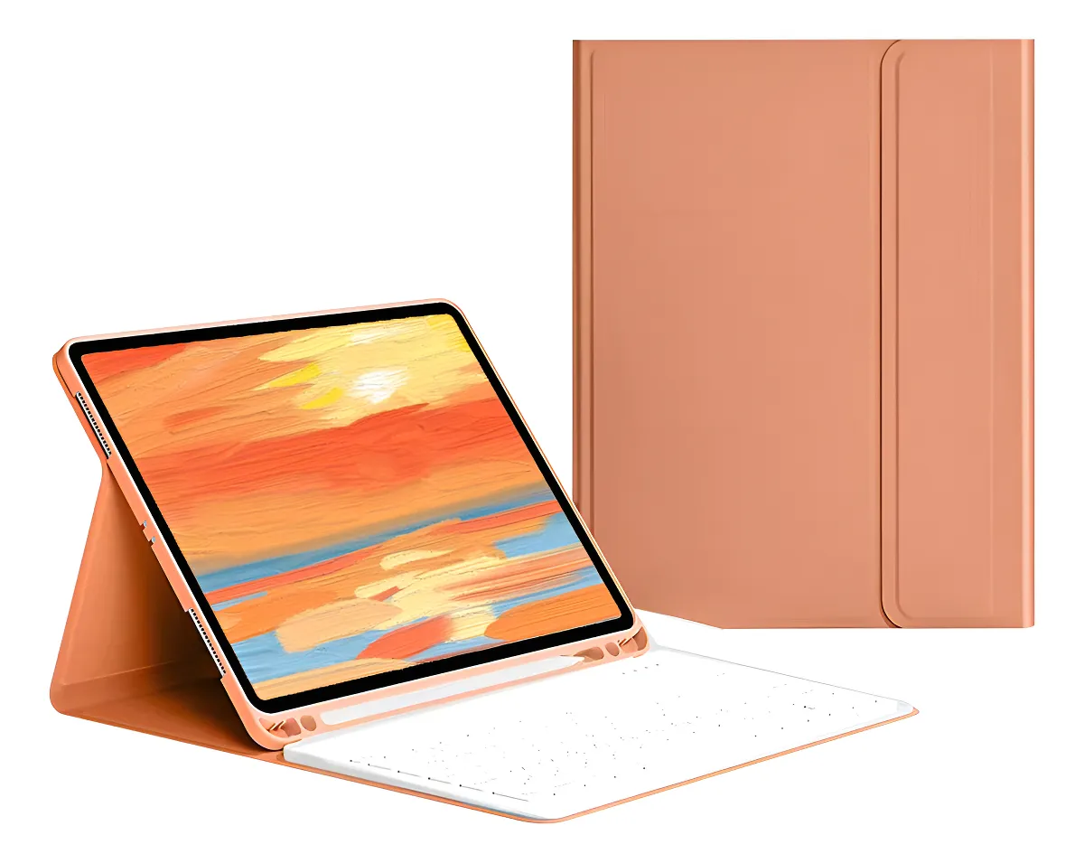 Capa Para iPad Air4/air5 10.9pol E Teclado De Bluetooth Cor Lavender Grey + Teclado - Imagem 28