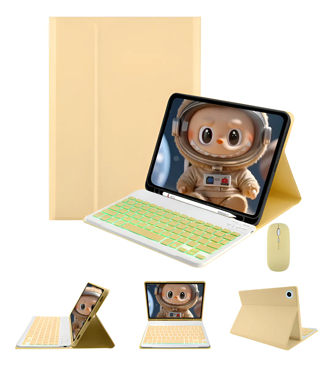 Capas E Mouse Para Tab S6 Lite Com Teclado Retroiluminado - Imagem 11