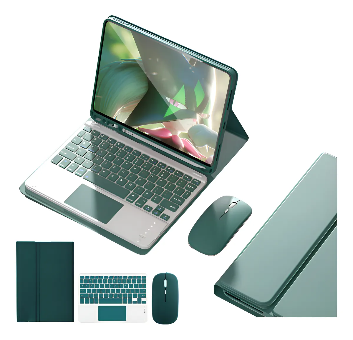 Capa Para iPad Air 11 Pol. (m2/m3) Com Teclado Touch + Mouse - Imagem 13