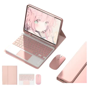 Capa Para Tab S9+/s9 Fe+/s10+ 12.4 Com Teclado Touch+mouse