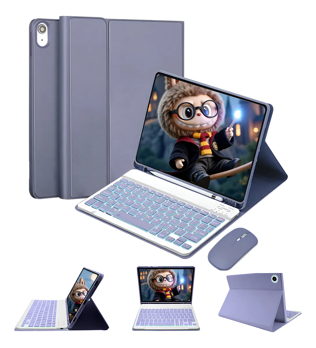 Capas E Mouse Para Tab S6 Lite Com Teclado Retroiluminado - Imagem 14