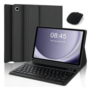 Capa Tablet + Teclado + Mouse Para iPad Air De 11 Pol.m2 Cor Preto + Preto Teclado + Preto Carregamento Bluetooth Mouse