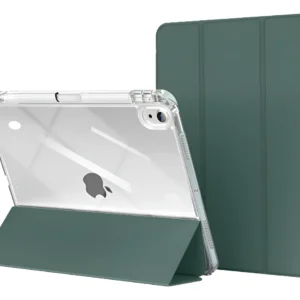 Capa Transparente Não Amarelada Para iPad Air4/air5 10.9pol. Cor Verde Noite Escuro (transparente)