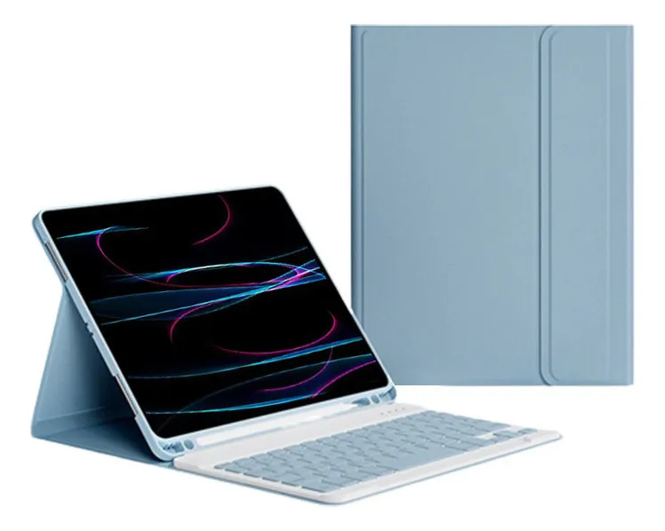 Teclado Bluetooth + Prova De Quedas Capa Para Samsung Tab A8 - Imagem 11