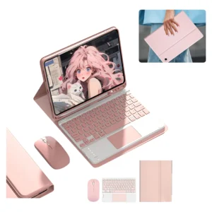 Capa Para Samsung Tab S6 Lite Com Teclado E Mouse Touch Kit