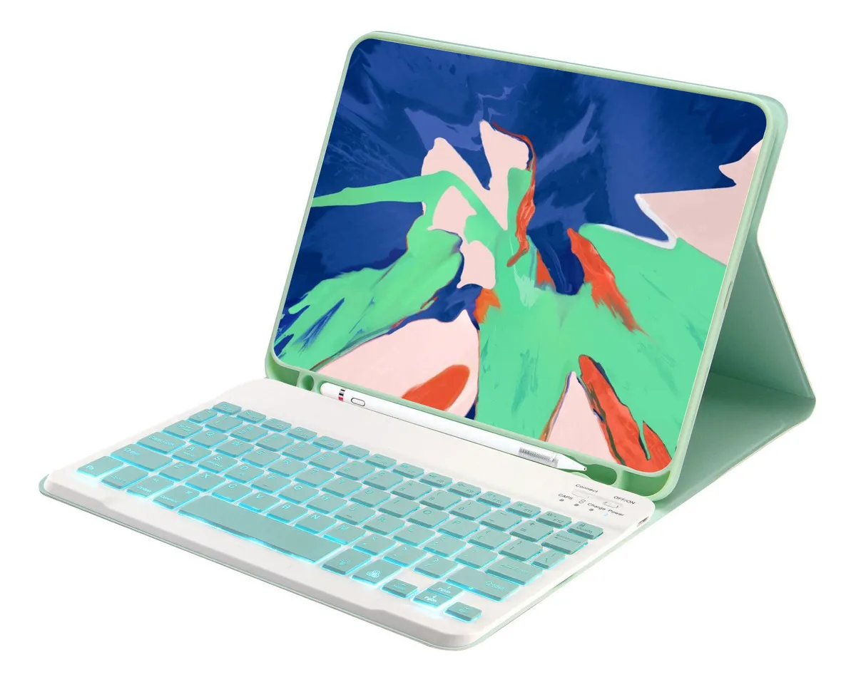 Tampa + Teclado Iluminado Para iPad Pro12 12,9 Polegadas - Imagem 17