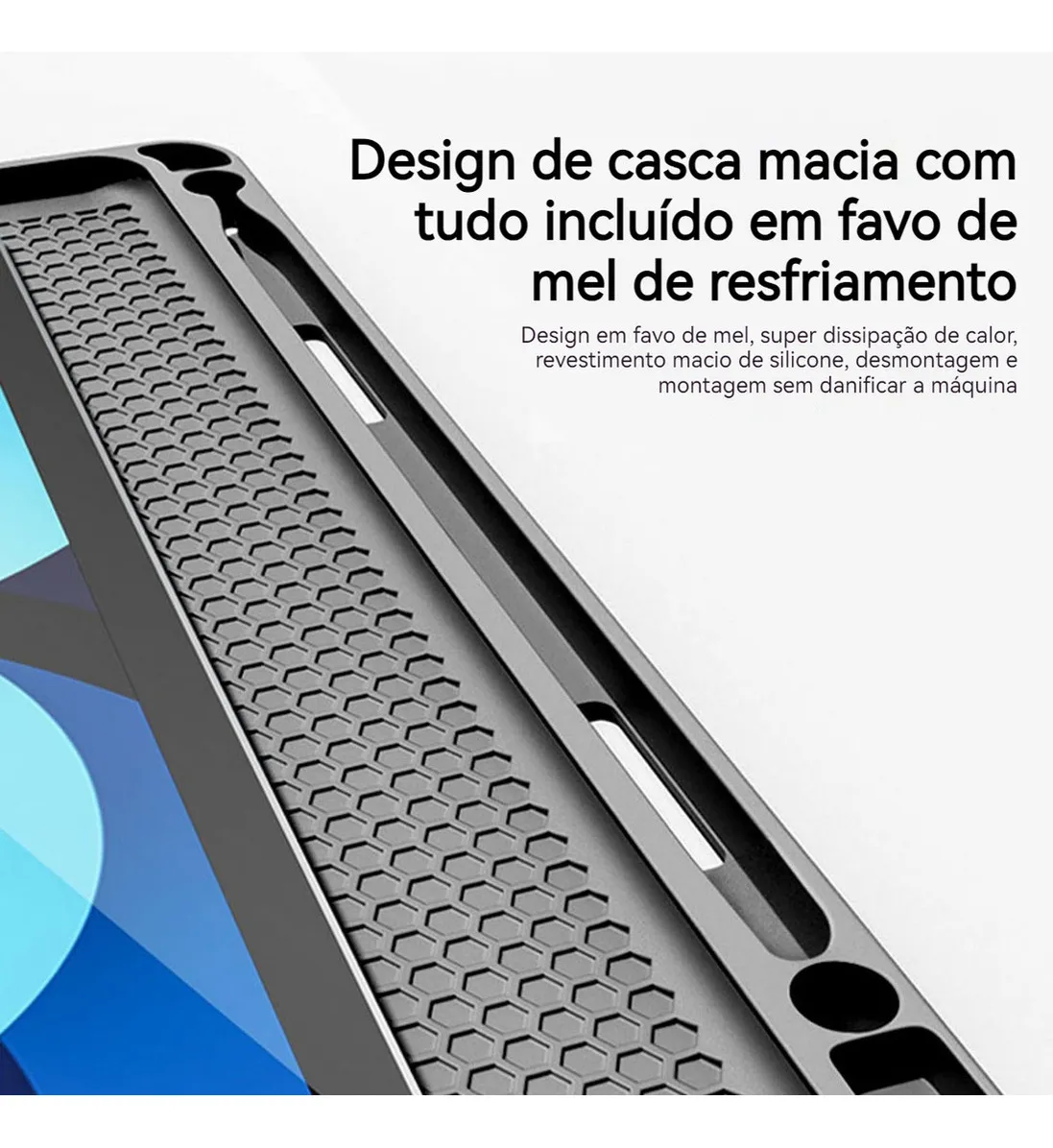 Teclado Bluetooth Touch + Capa Para iPad 9ª/8ª/7ª Geração - Imagem 3