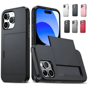 Capa Deslizante Anti-queda Para Cartão Iphone15/promax/plus