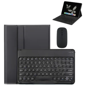 12.4pol Teclado Com Capa Mouse Para Samsung Tab S10+/s9fe+