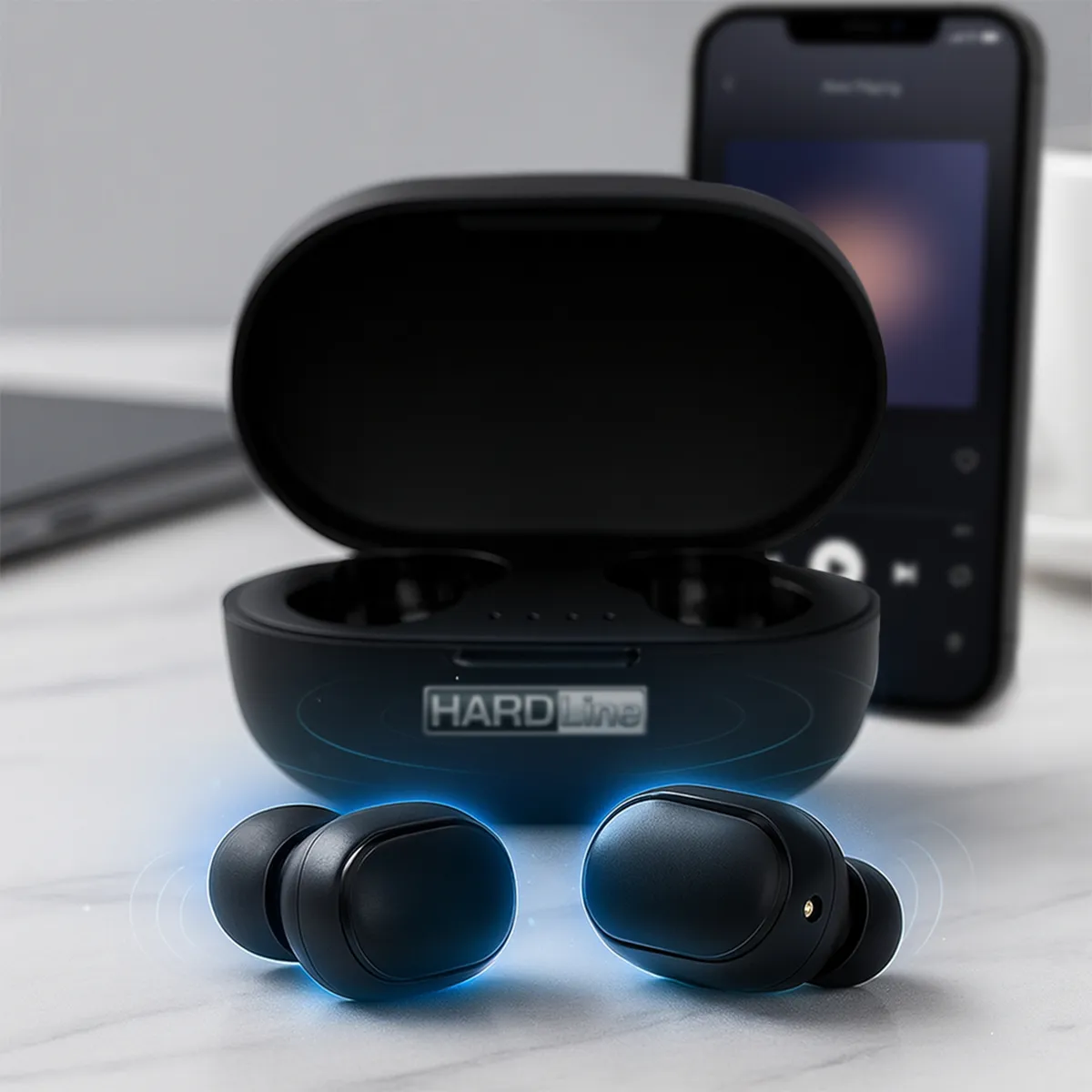 Fone De Ouvido Bluetooth Sem Fio Tws Bateria De Longa Duração E Conexão Ultra Rápida Hardline